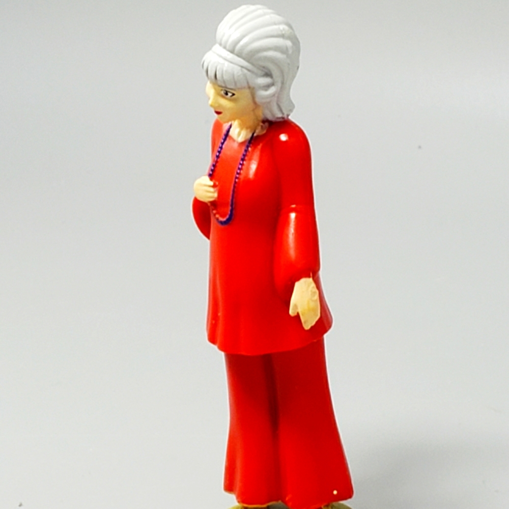 Disney Red Dress Elderly Grandma Toy Figure